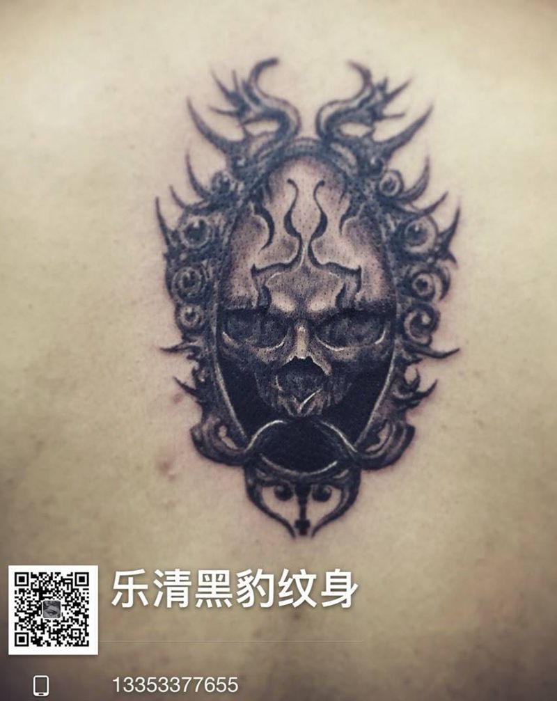 骷髅纹身图片