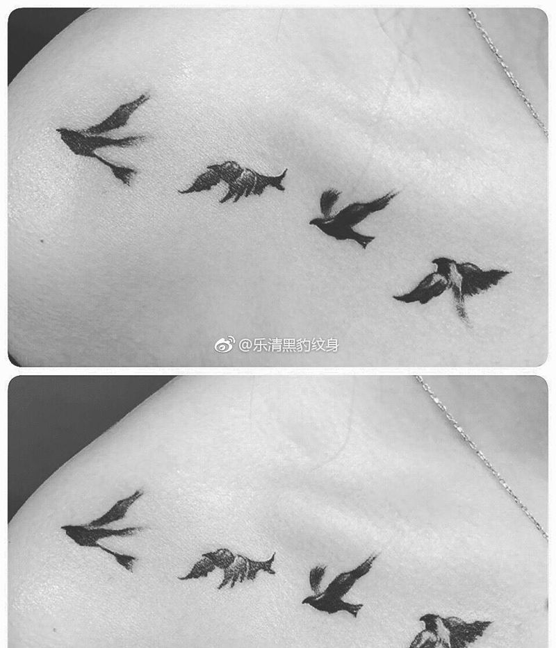 小清新纹身图片