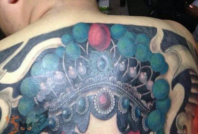 花旦，纹身图片