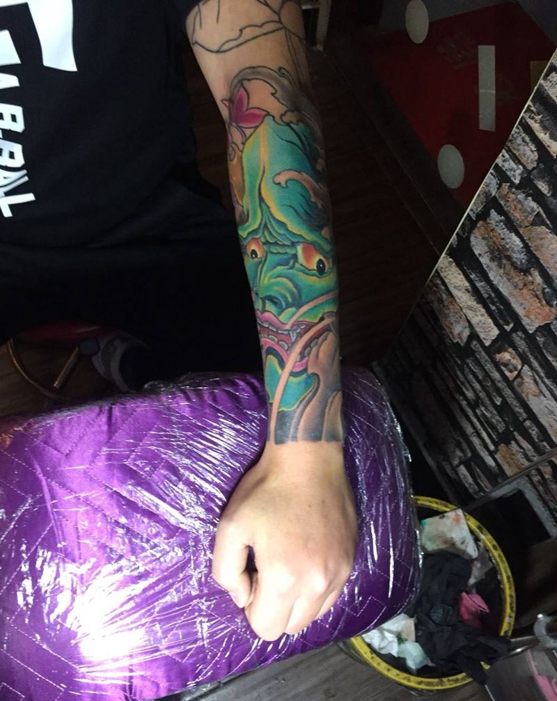 未完成纹身图片