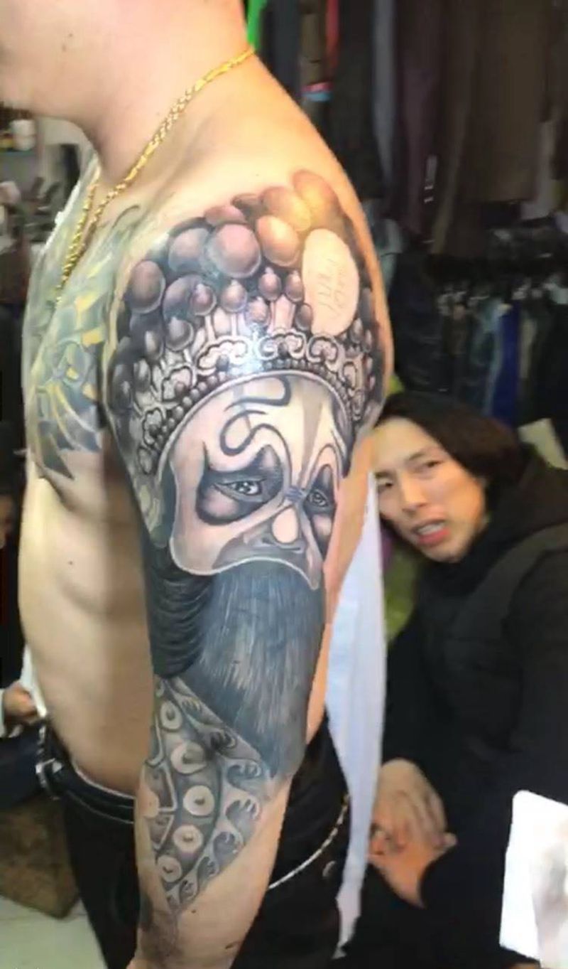 霸王别姬纹身图片