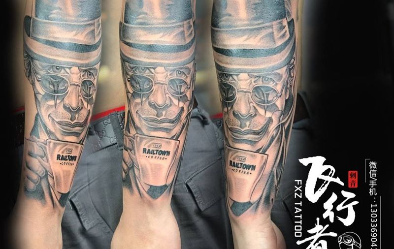 欧美花臂纹身图片