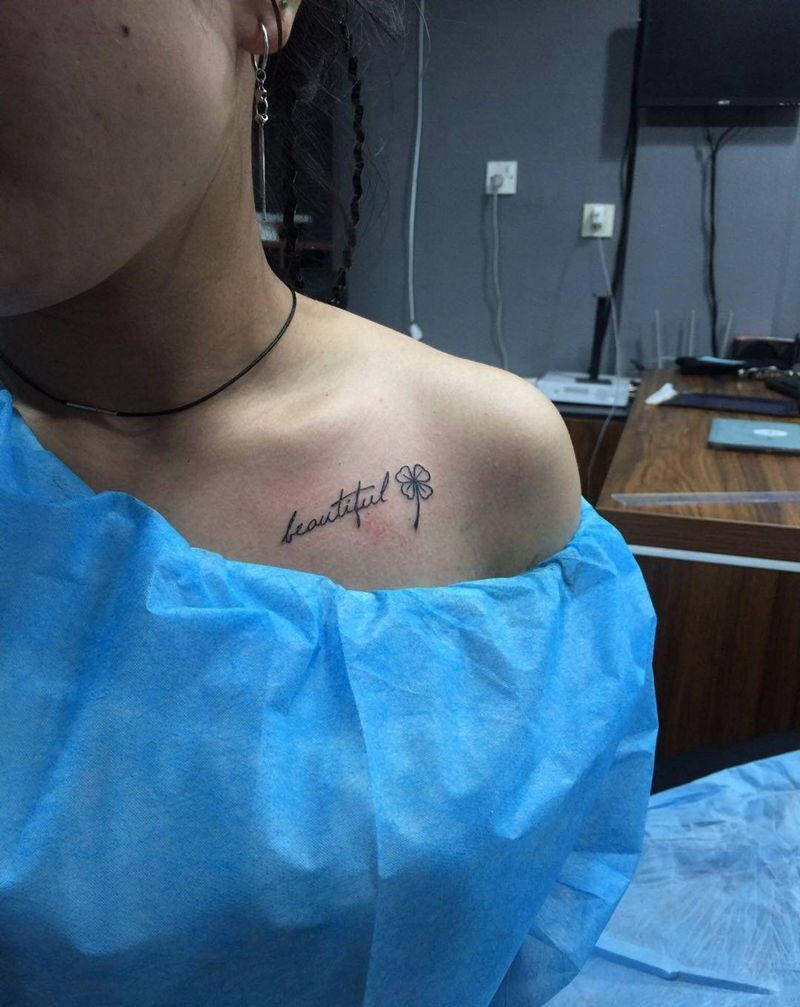 小图纹身图片_成品手臂脚部腿部手部清新字符纹身图案