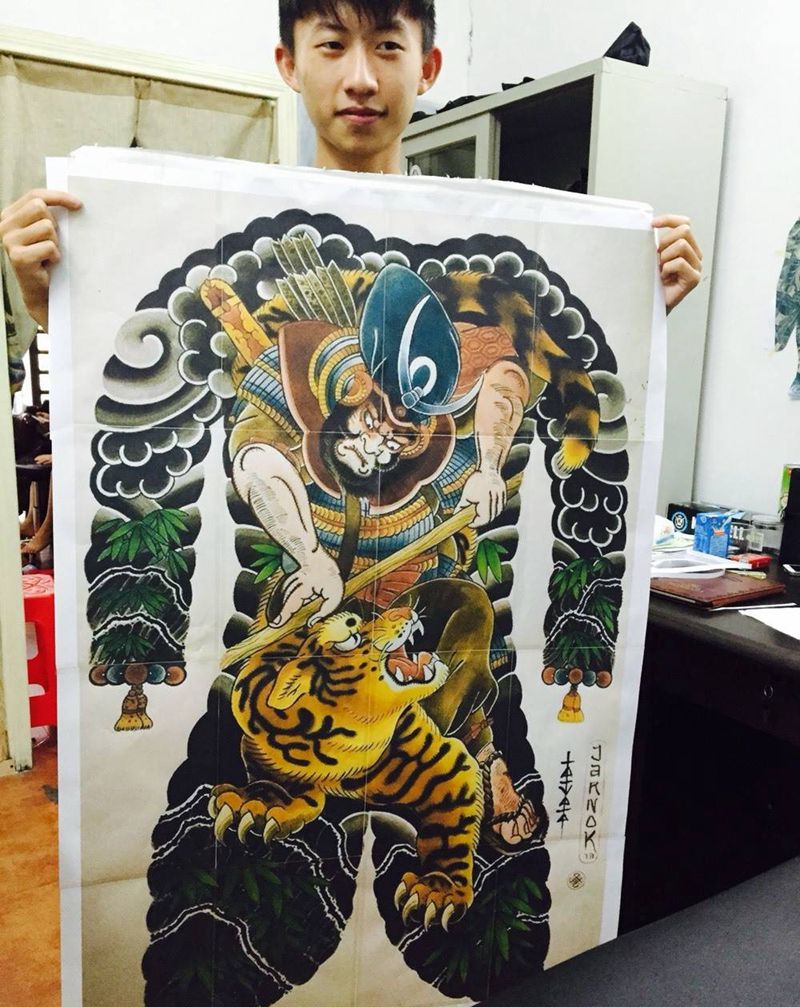 小通体～纹身图片