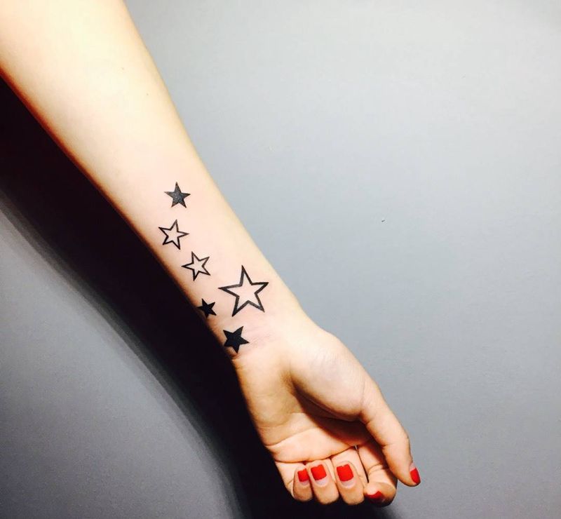 五角星～纹身图片