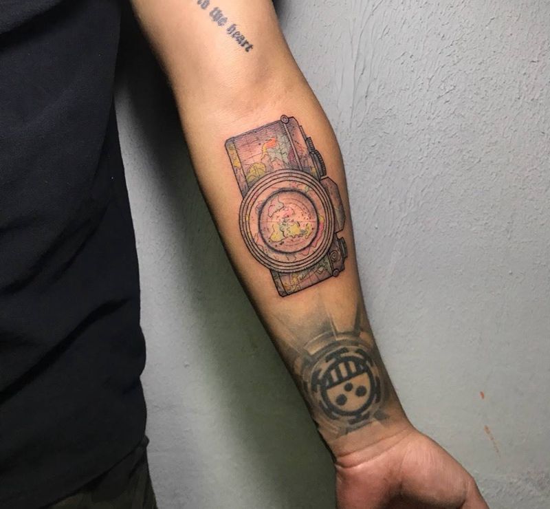 照相机纹身图片