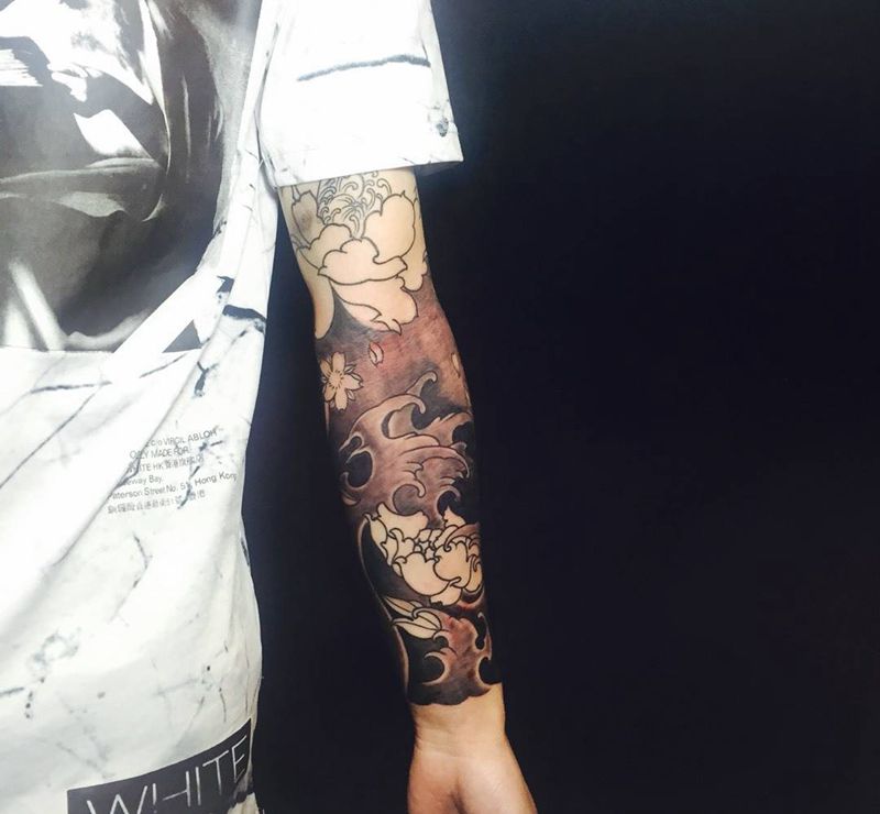 花臂纹身图片