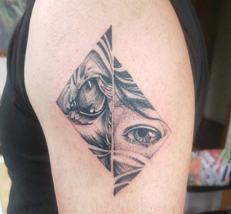 几何纹身图片_手臂纹身图案