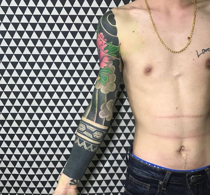 花臂纹身图片