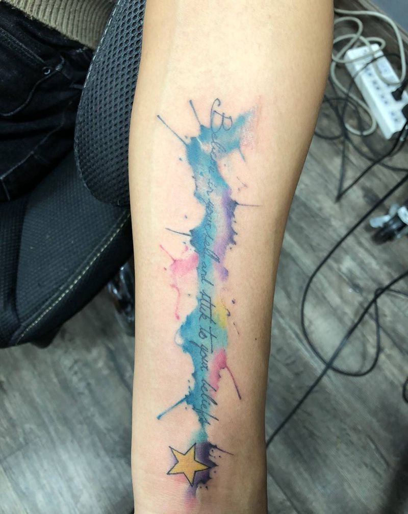 水彩纹身图片