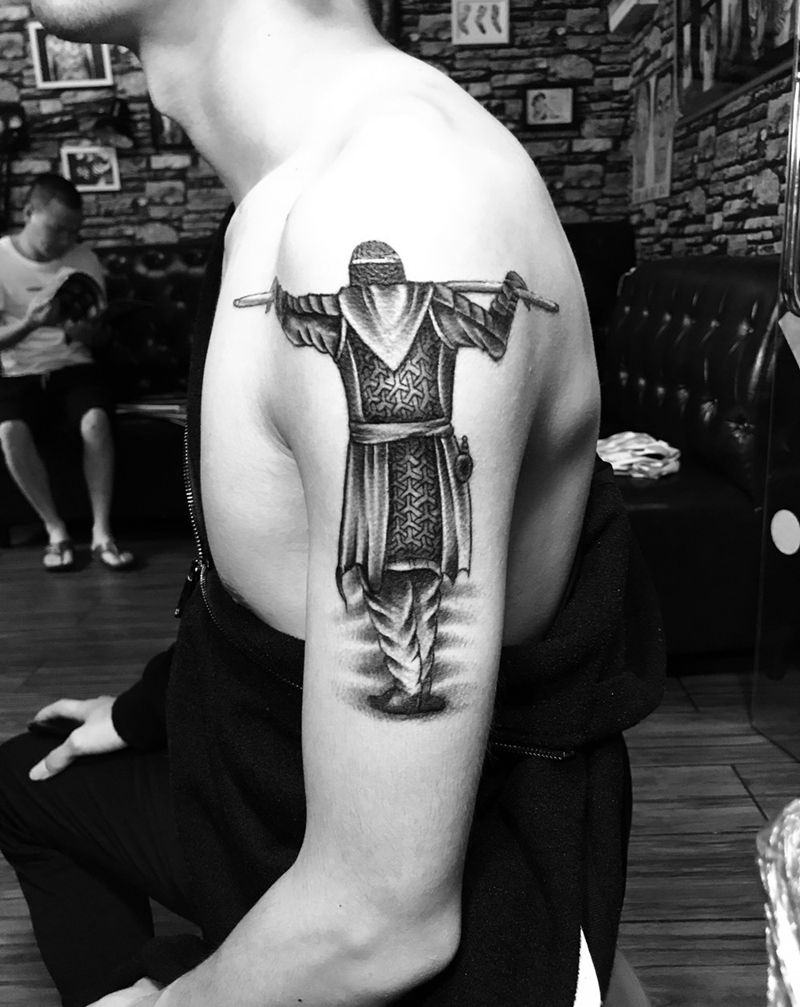 至尊宝完成纹身图片