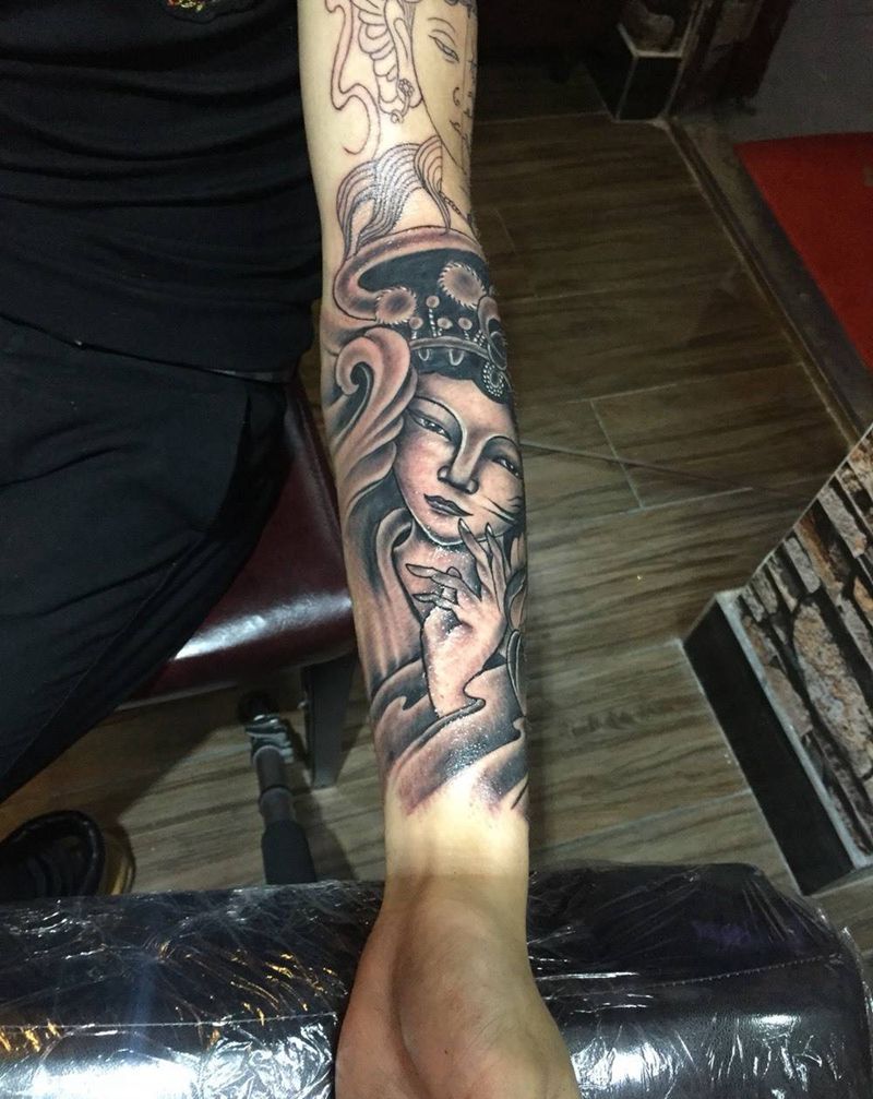 一次完成纹身图片