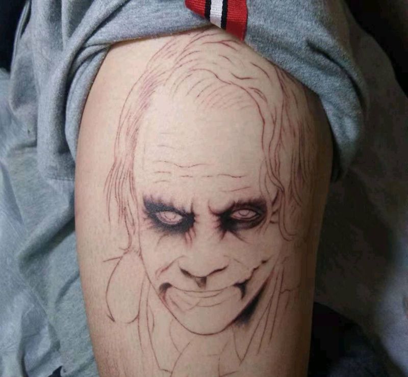 未完成纹身图片