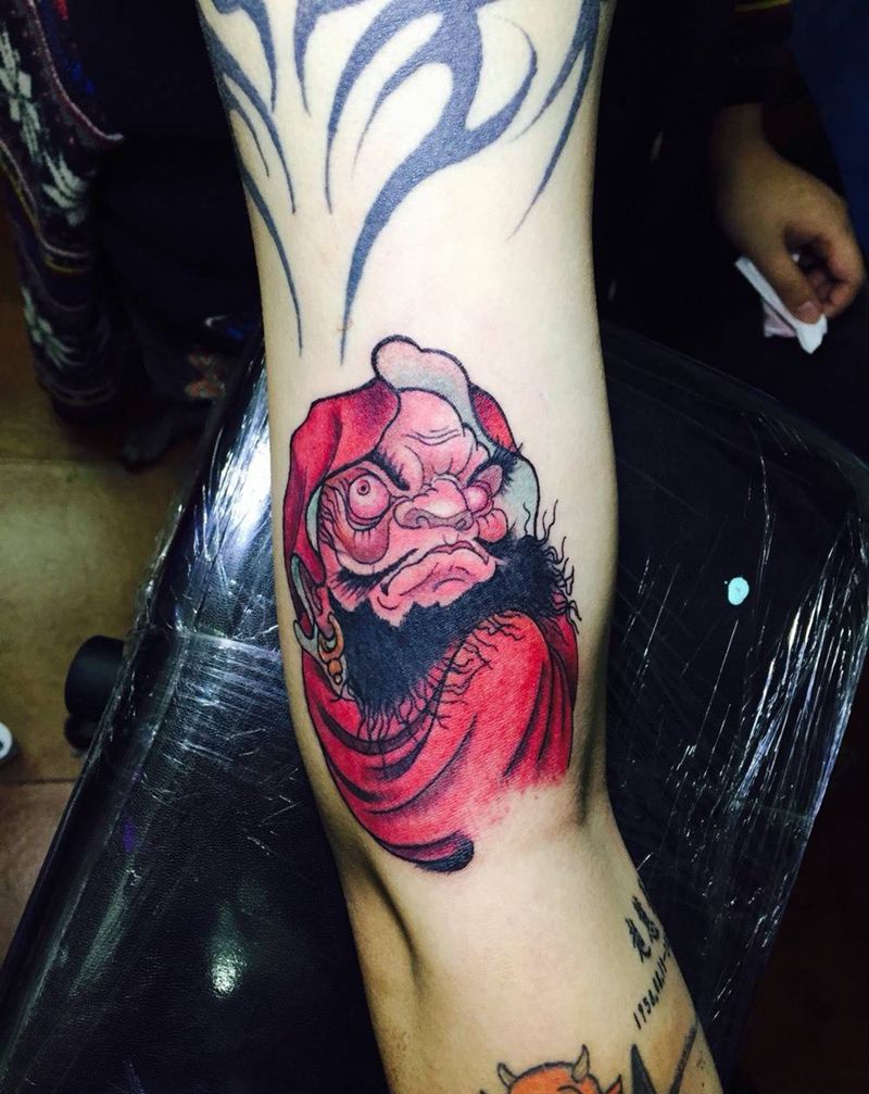 达摩～纹身图片