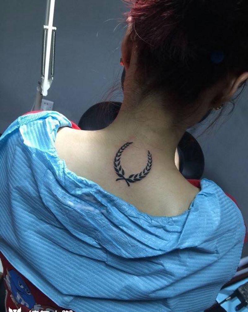 橄榄枝纹身图片