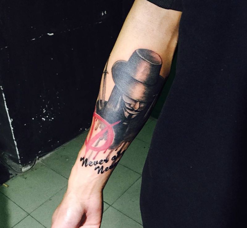 以后请叫w先生纹身图片