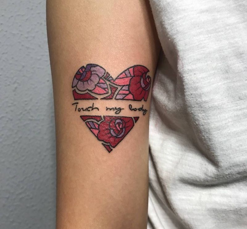 爱心纹身图片