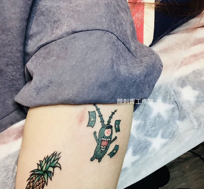 痞老板纹身图片