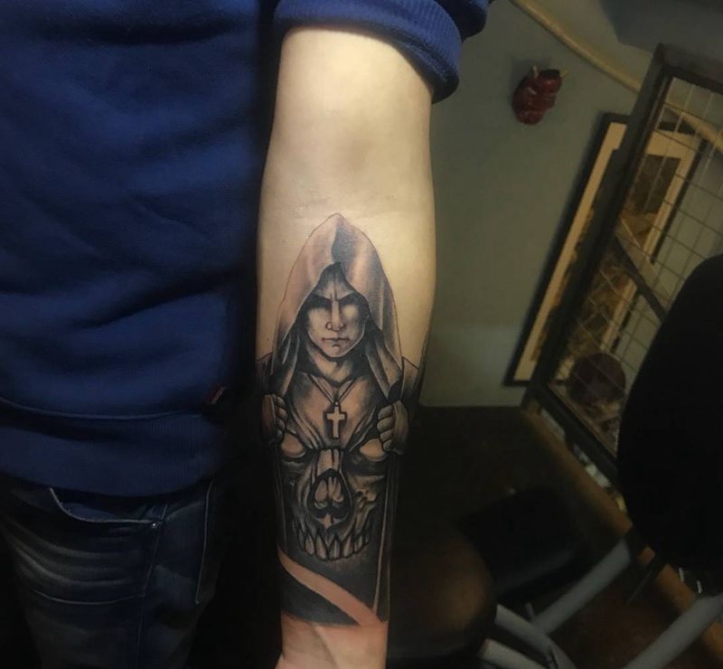 欧美小臂纹身图片