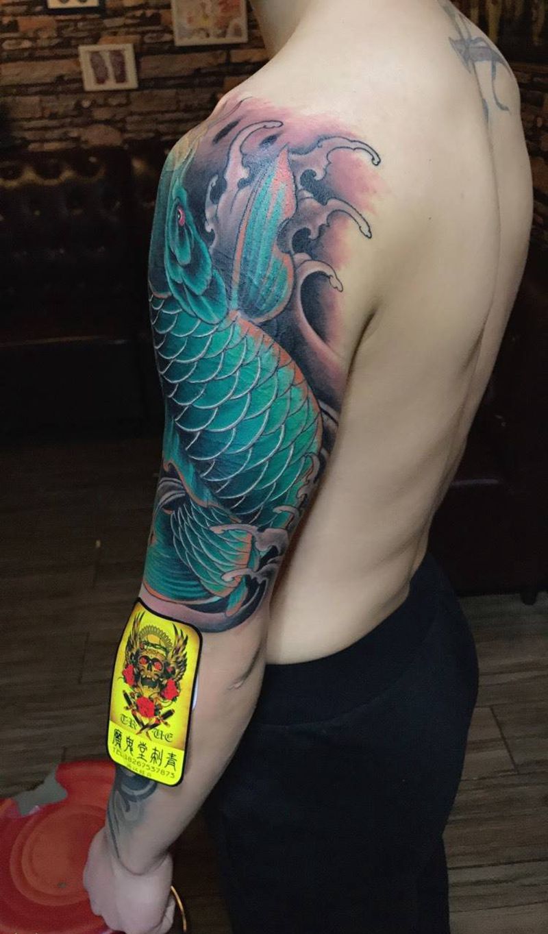 遮盖失败纹身完成纹身图片