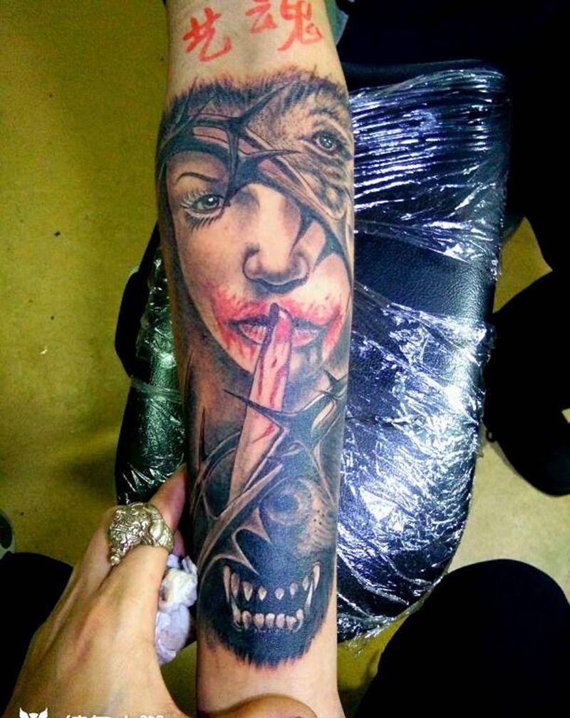 欧美，传统纹身图片