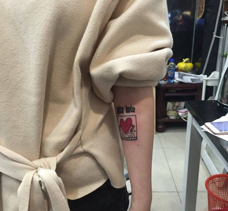 权志龙同款纹身图片