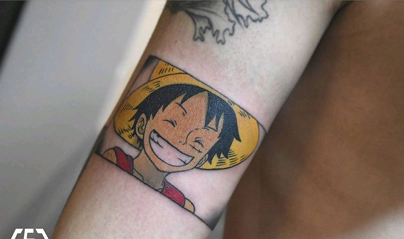 小图图纹身图片_卡通纹身图案