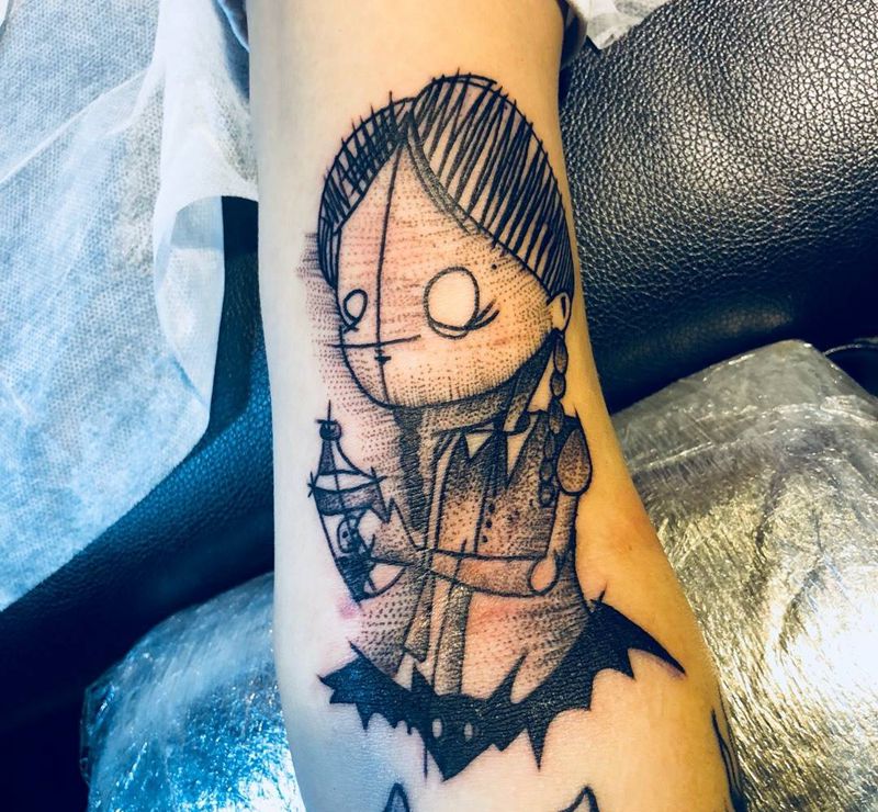 暗黑风格纹身图片