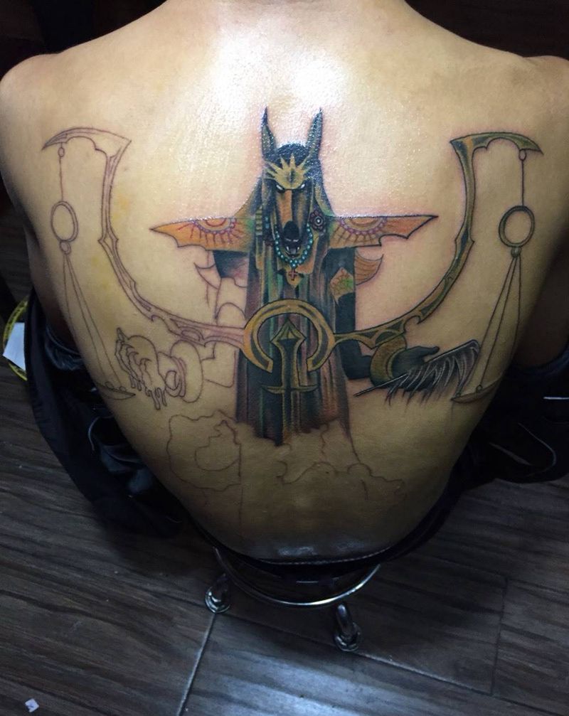 死神阿努比斯今日进度纹身图片