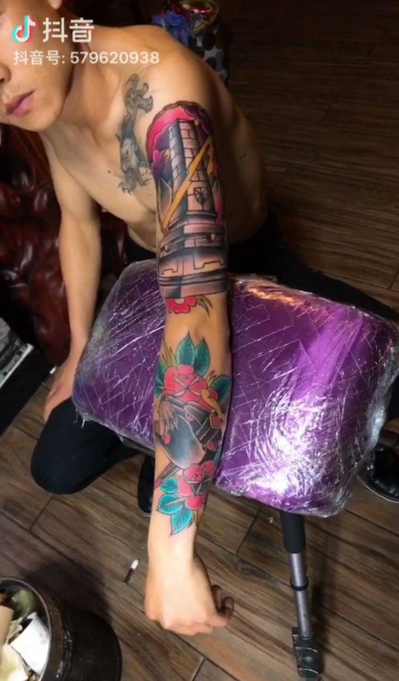 今日作品纹身图片