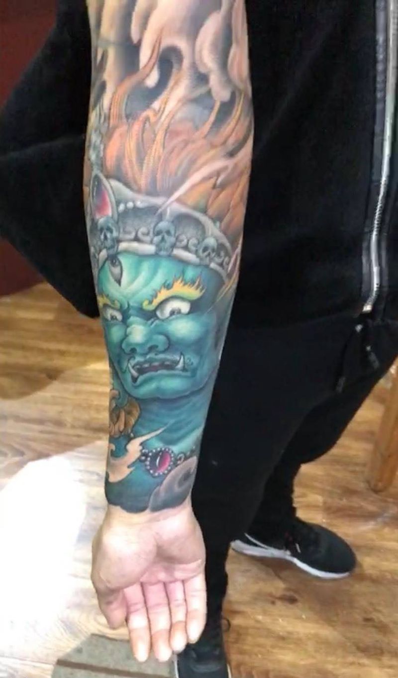 大黑天纹身图片