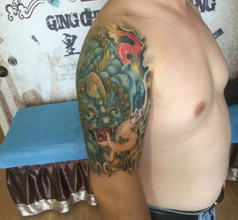 16 年作品纹身图片_成品传统臀部背部手臂颈部纹身图案