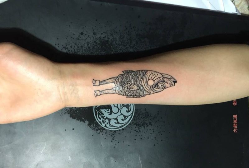 今日作品纹身图片