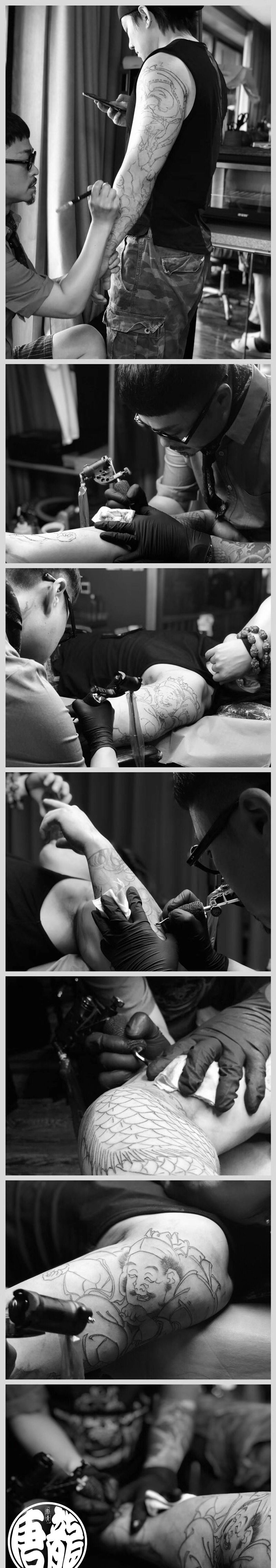 东方韵味纹身图片_手臂老传统纹身图案