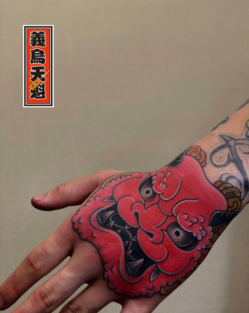 天魁圆五针作品:面具