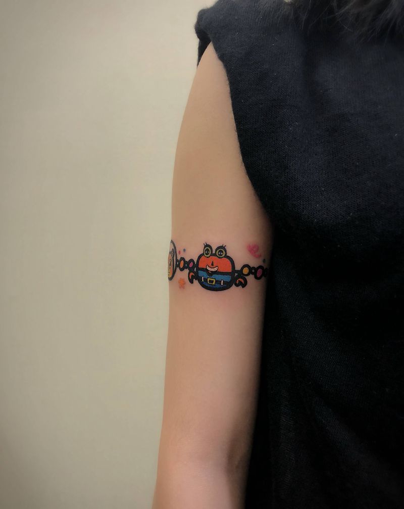 动漫卡通（全程圆五针作品）纹身图片_手臂纹身图案