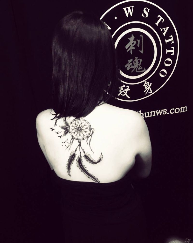 捕梦网纹身纹身图片