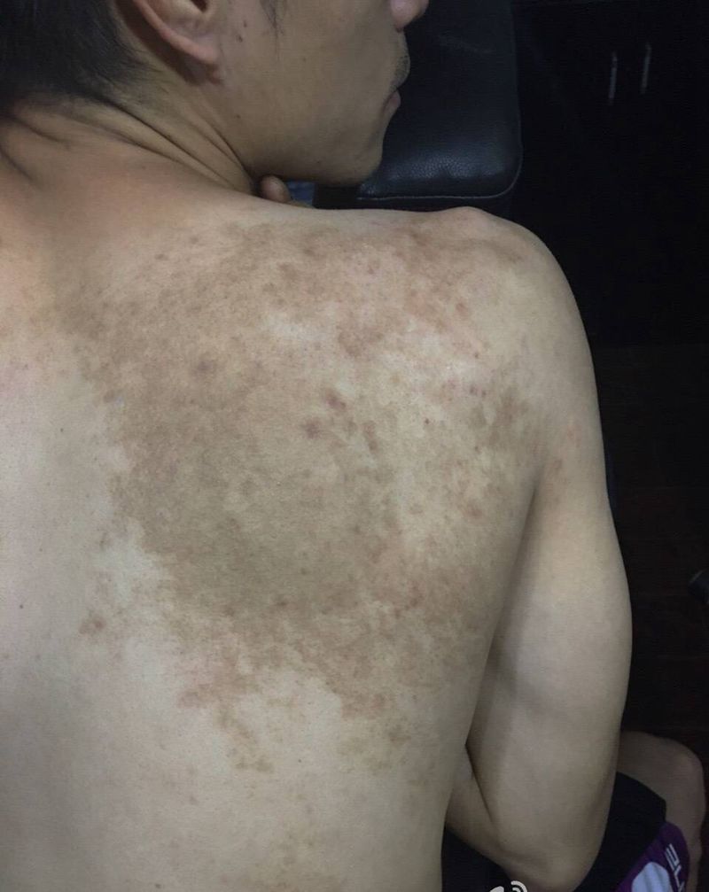 齐天大圣纹身图片_成品背部传统人物纹身图案