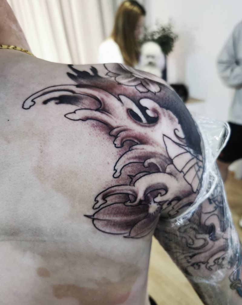 未完成纹身图片_手臂纹身图案