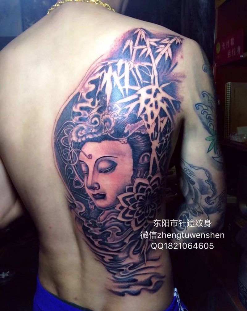 佛纹身图片