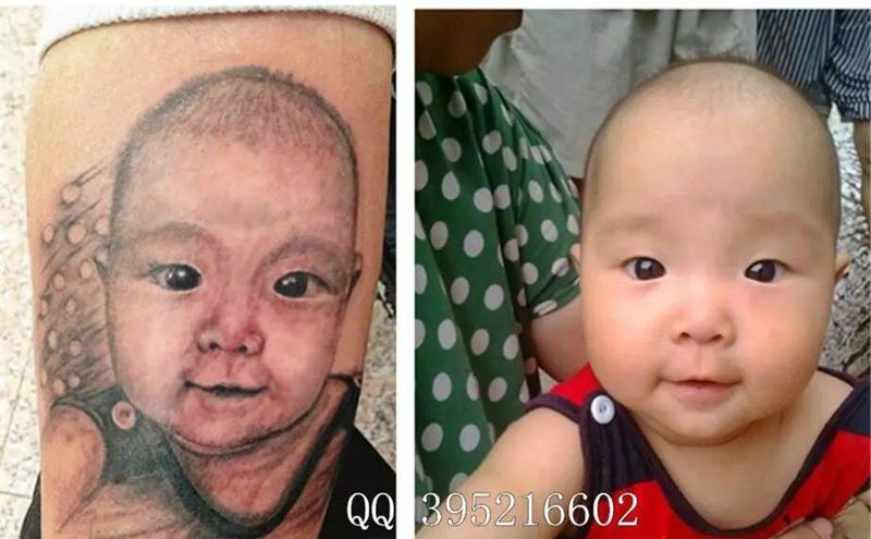 肖像纹身图片