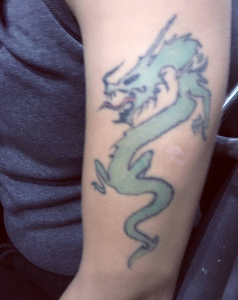 般若艺妓花臂纹身图片