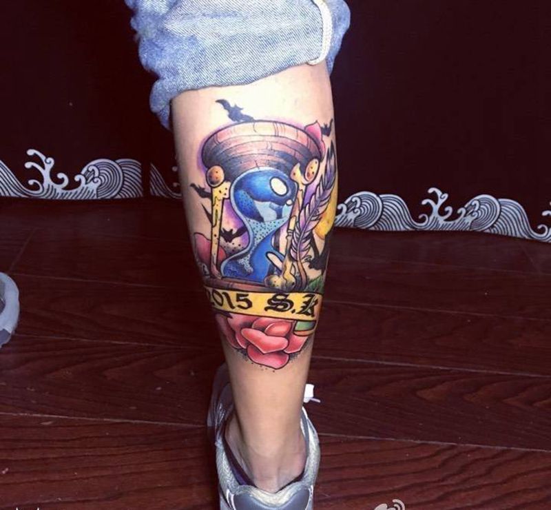 沙漏纹身纹身图片