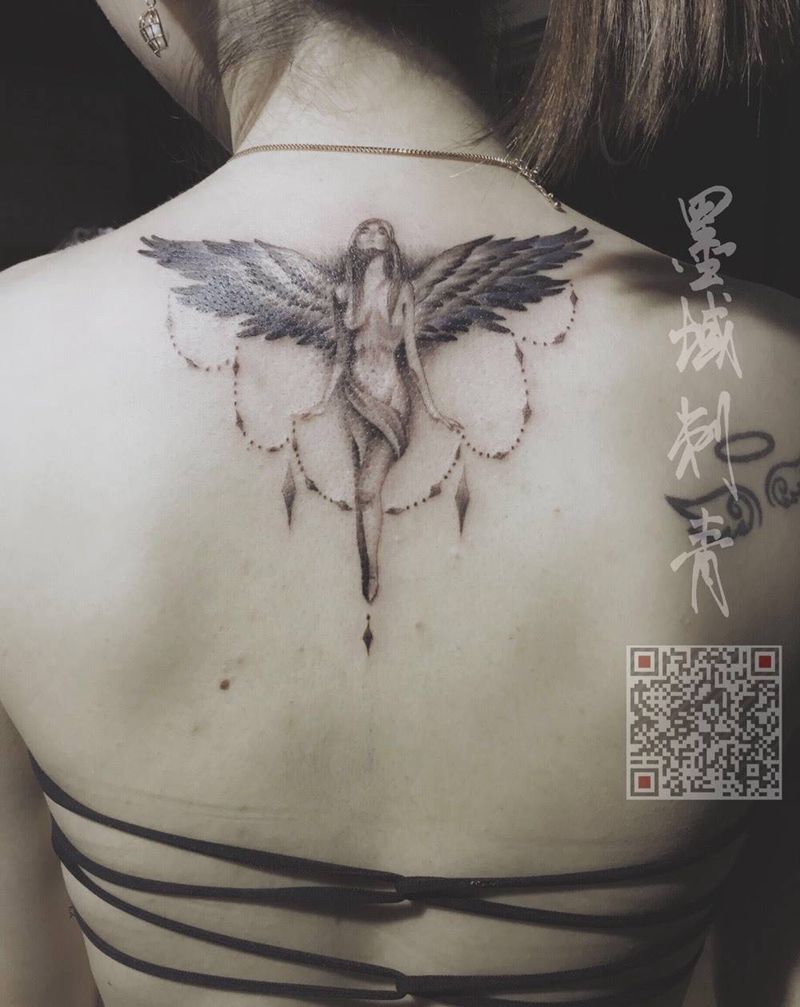 天使纹身图片
