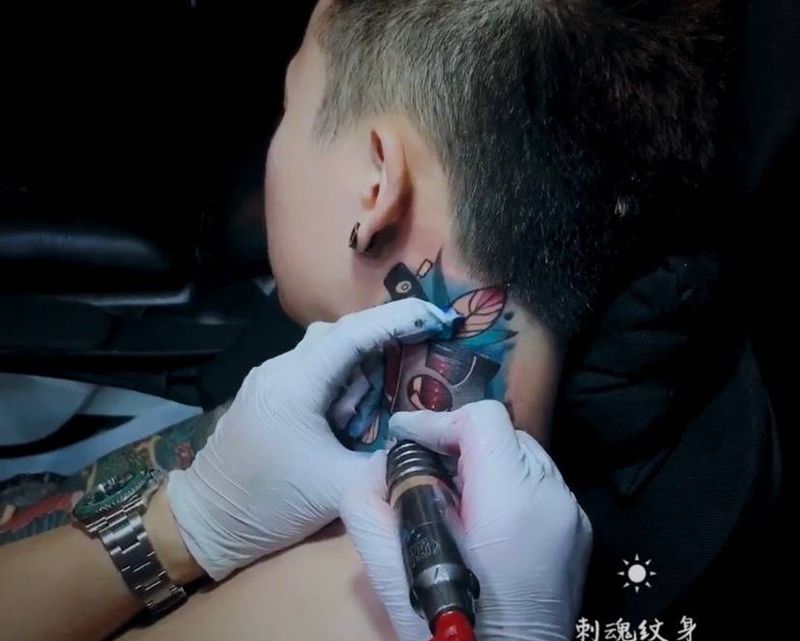 线圈机纹身纹身图片