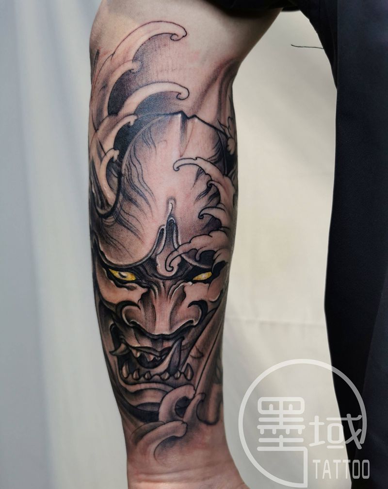 般若纹身图片_手臂纹身图案