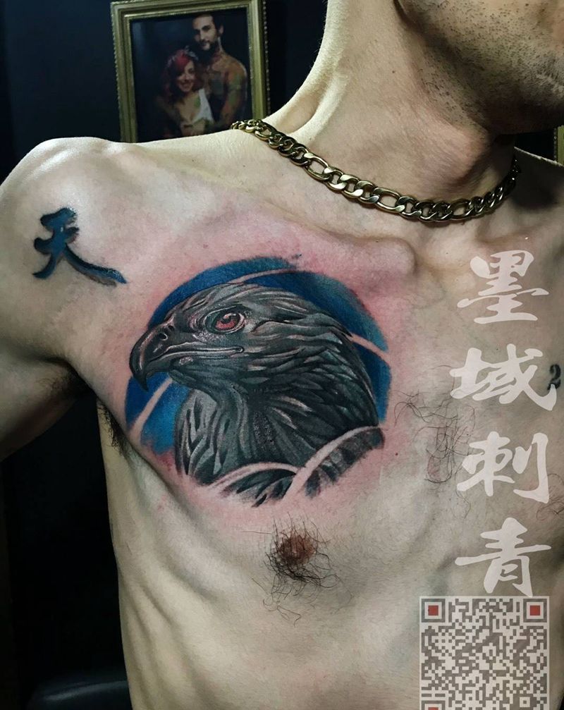 鹰纹身图片