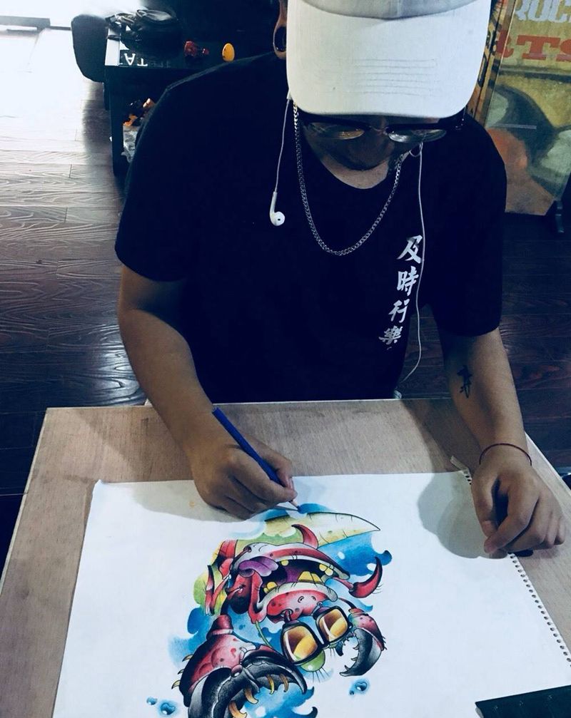 进步都很大纹身图片