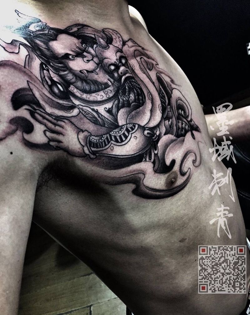 大圣归来纹身图片