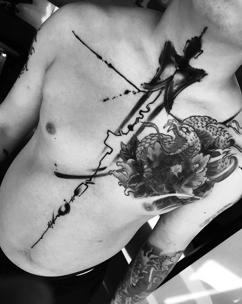 《空》纹身图片